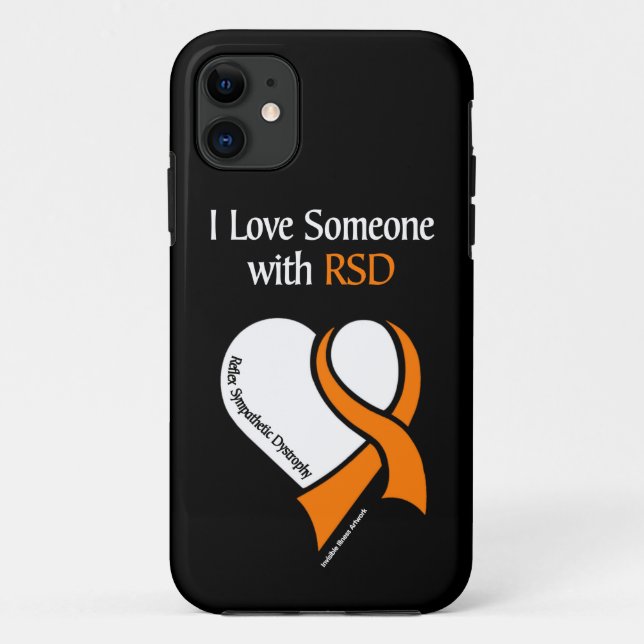 I Love Someone...Heart/Ribbon...RSD Case-Mate iPho Case-Mate iPhone Case (Back)