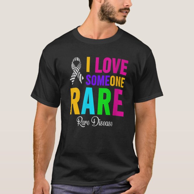 I Love Someone Rare Disease - Rare Disease Day 202 T-Shirt (Front)