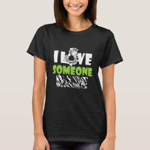 I Love Someone Rare Zebra Rare Disease Awareness D T-Shirt