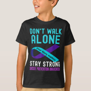I Love Someone Teal-purple Suicide Prevention Awar T-Shirt