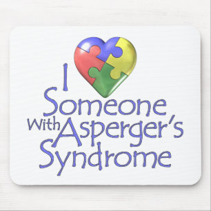 I Love Someone With Asperger's Mouse Pad