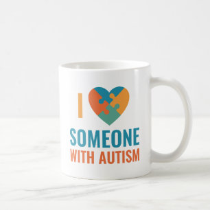 I Love Someone With Autism Coffee Mug