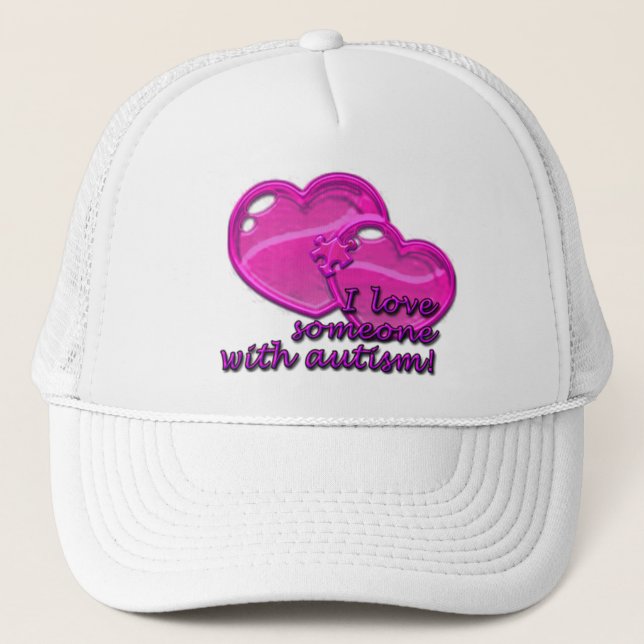 I love Someone With Autism Hat (Front)