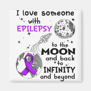 I love Someone with Epilepsy Awareness Magnet