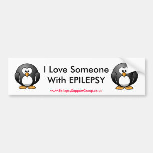 I Love Someone With EPILEPSY Bumper Sticker