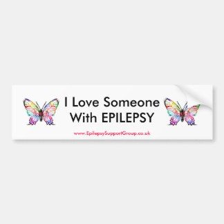 I Love Someone With EPILEPSY Bumper Sticker