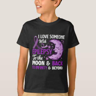I Love Someone With Epilepsy Support Epilepsy Awar T-Shirt