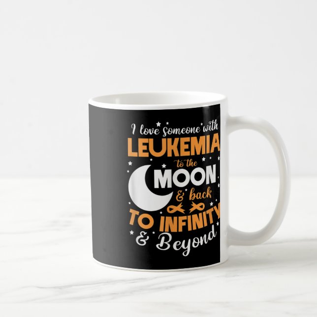 I Love Someone With Leukaemia Awareness Support  Coffee Mug (Right)