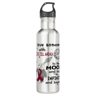 I love Someone with Sickle Cell Anaemia Awareness 710 Ml Water Bottle