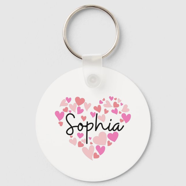 I love Sophia Key Ring (Front)
