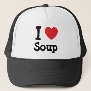 I love Soup heart T-Shirt Trucker Hat