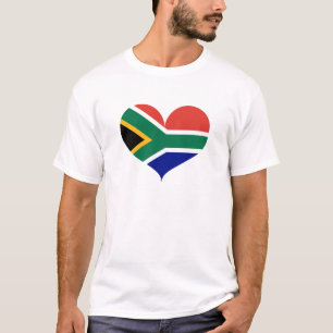 I Love South Africa Flag T-Shirt
