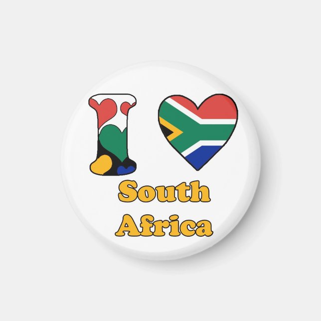 I love South Africa magnet (Front)