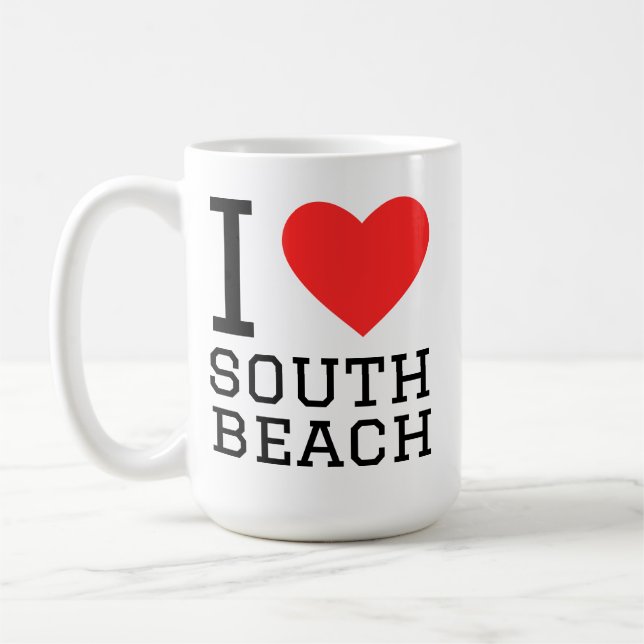 I love south beach coffee mug (Left)