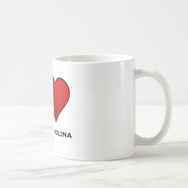 I LOVE SOUTH CAROLINA COFFEE MUG (Right)