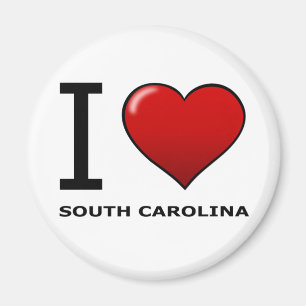 I LOVE SOUTH CAROLINA MAGNET