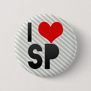 I Love SP 6 Cm Round Badge