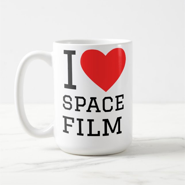 I love space film  coffee mug (Left)