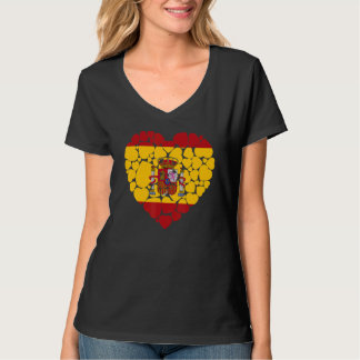 I Love Spain Proud To Be Spanish Flag Spain T-Shirt