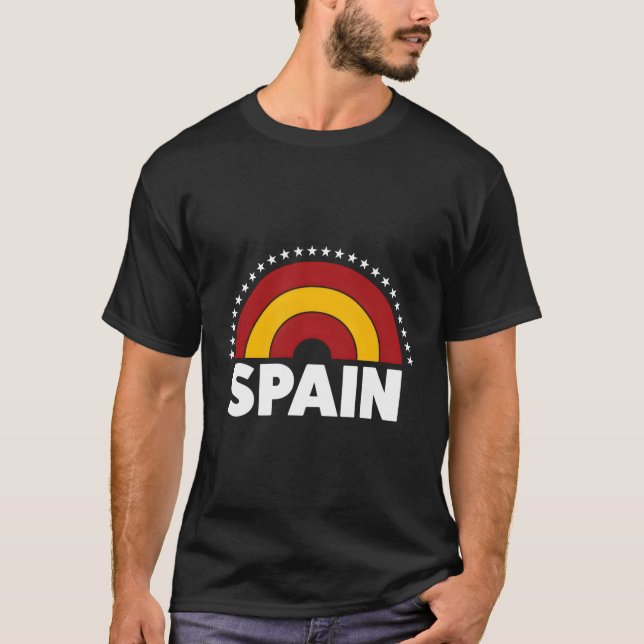 I Love Spain Spain Culture Illustration T-Shirt (Front)
