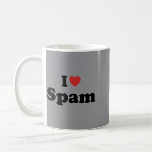 I Love Spam Funny Humour Retro Coffee Mug