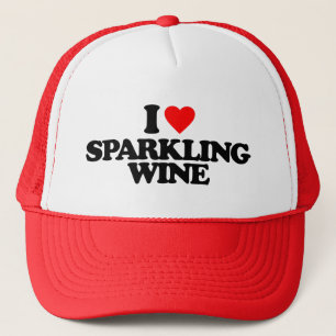 I LOVE SPARKLING WINE TRUCKER HAT