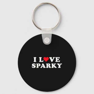I Love Sparky Matching Girlfriend & Boyfriend Key Ring