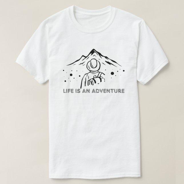 I love spending as much time as possible outdoors T-Shirt (Design Front)