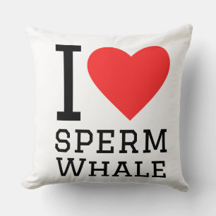 I love sperm whale cushion