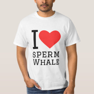 I love sperm whale T-Shirt