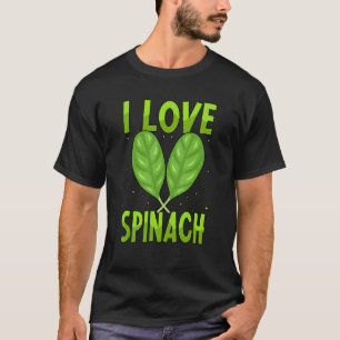 I Love Spinach Vegan_1 T-Shirt