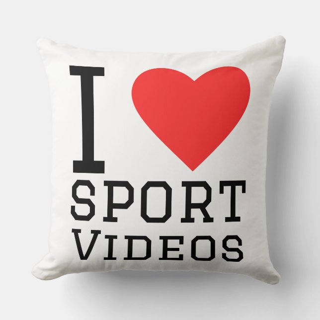 I love sport video cushion (Front)