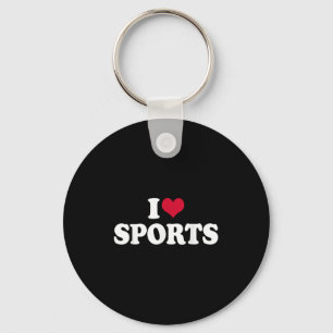 I Love Sports Fitness Motivation  Key Ring