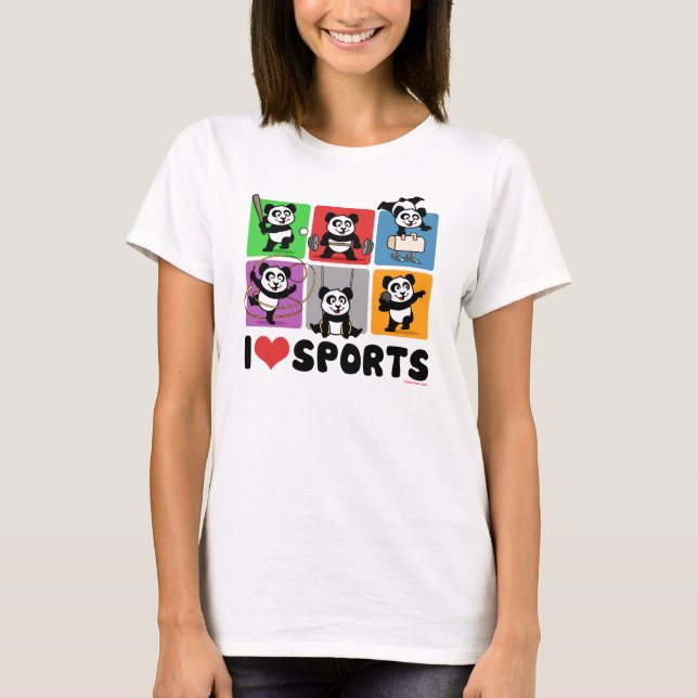 I Love Sports (light t-shirts) T-Shirt (Front)