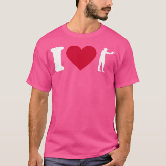 I Love Sports Shooting T-Shirt