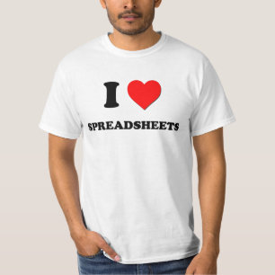 I love Spreadsheets T-Shirt