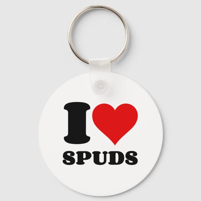 I LOVE SPUDS KEY RING (Front)