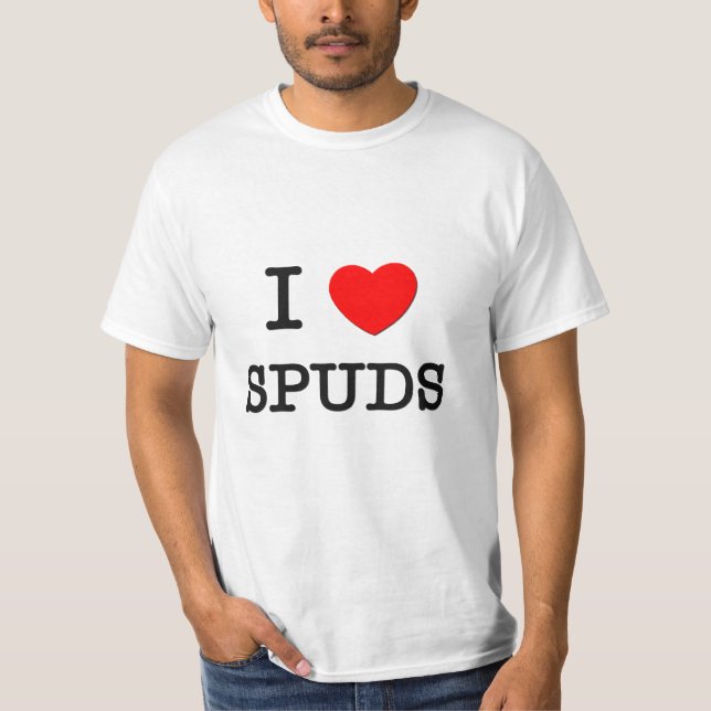 I Love Spuds T-Shirt (Front)