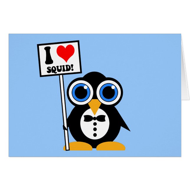 I love squid (Front Horizontal)