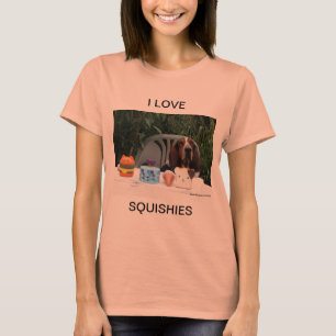 I Love Squishies T-Shirt featuring Boris Basset