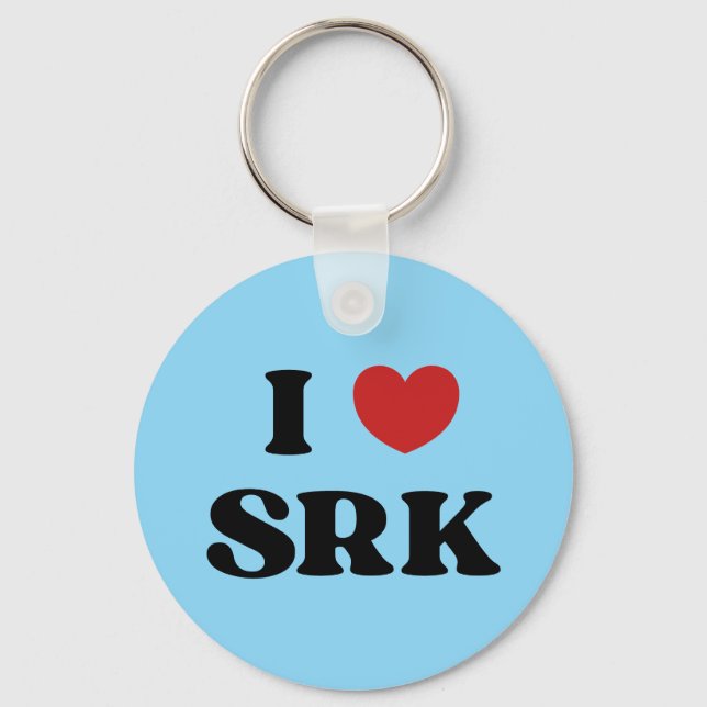 I Love SRK - I Love Shahrukh Khan Key Ring (Front)