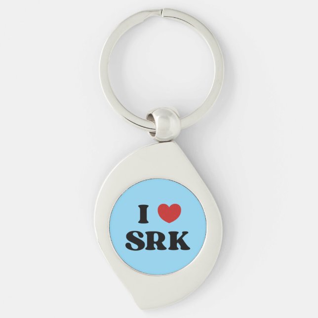 I Love SRK - I Love Shahrukh Khan Key Ring (Front)