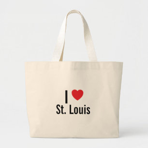 I love St. Louis Large Tote Bag
