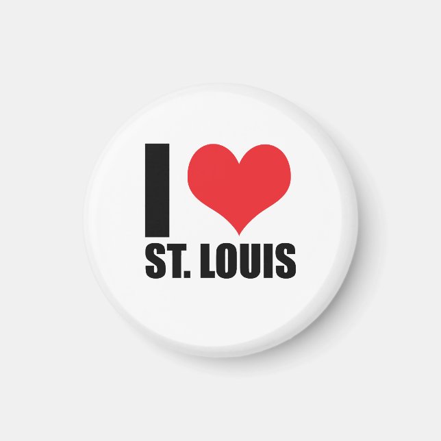 I love St. Louis Magnet (Front)