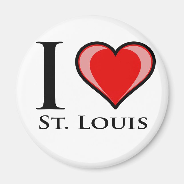 I Love St. Louis Magnet (Front)