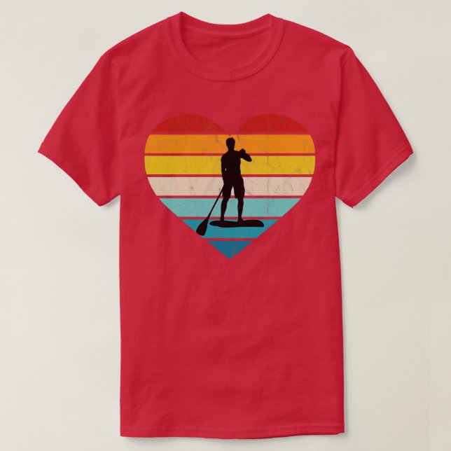 I Love Standup Paddling Water Sports 1 T-Shirt (Design Front)