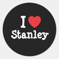 I love Stanley heart custom personalised