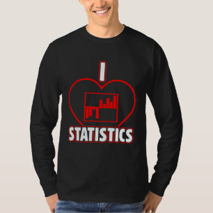 I Love Statistics Actuarial Science Insurance Data T-Shirt