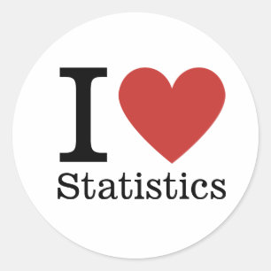 I ❤️ Love Statistics STICKER
