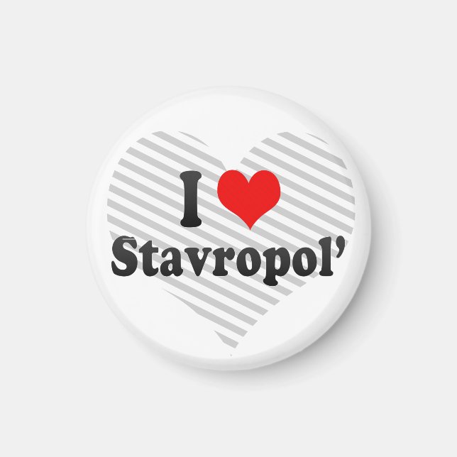 I Love Stavropol', Russia Magnet (Front)
